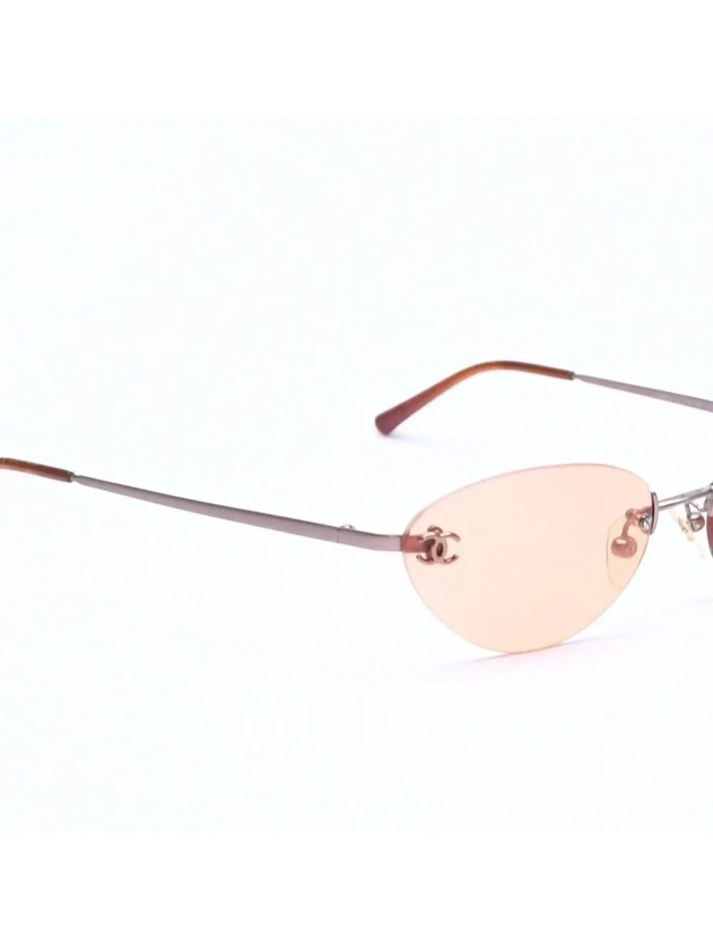 Chanel Sunglasses Eyewear CC Logo Orange Brown
